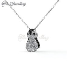 Swarovski Crystals Penguin Pendant‏ - Her Jewellery