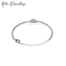 Swarovski Crystals Only Love Bracelet - Her Jewellery