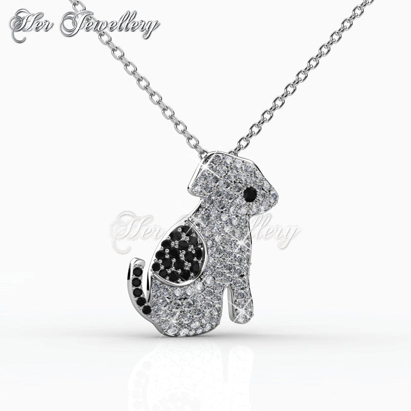 Swarovski Crystals Doggie Pendant‏ - Her Jewellery