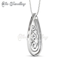 Swarovski Crystals Teardrop Pendant - Her Jewellery