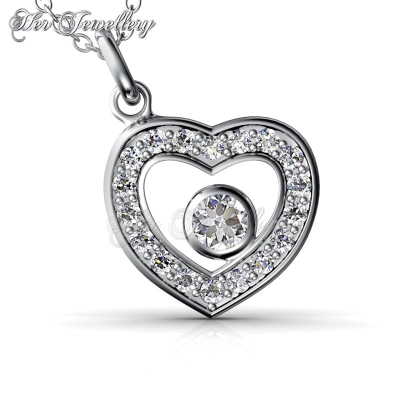 Swarovski Crystals Lovely Pendant - Her Jewellery