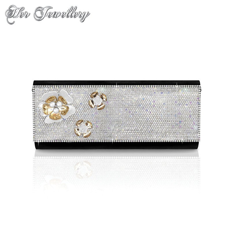 Swarovski Crystals Glitter Roselie Clutch - Her Jewellery