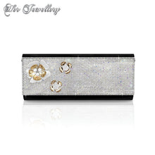 Swarovski Crystals Glitter Roselie Clutch - Her Jewellery
