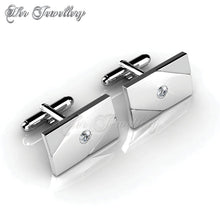 Swarovski Crystals Cufflinks - Royal - Her Jewellery