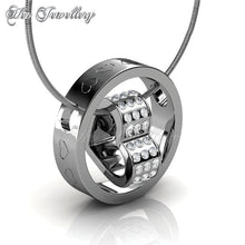 Swarovski Crystals 3 Styled Heart Pendant‏ - Her Jewellery