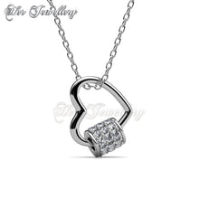 Swarovski Crystals Behold Love Pendant - Her Jewellery