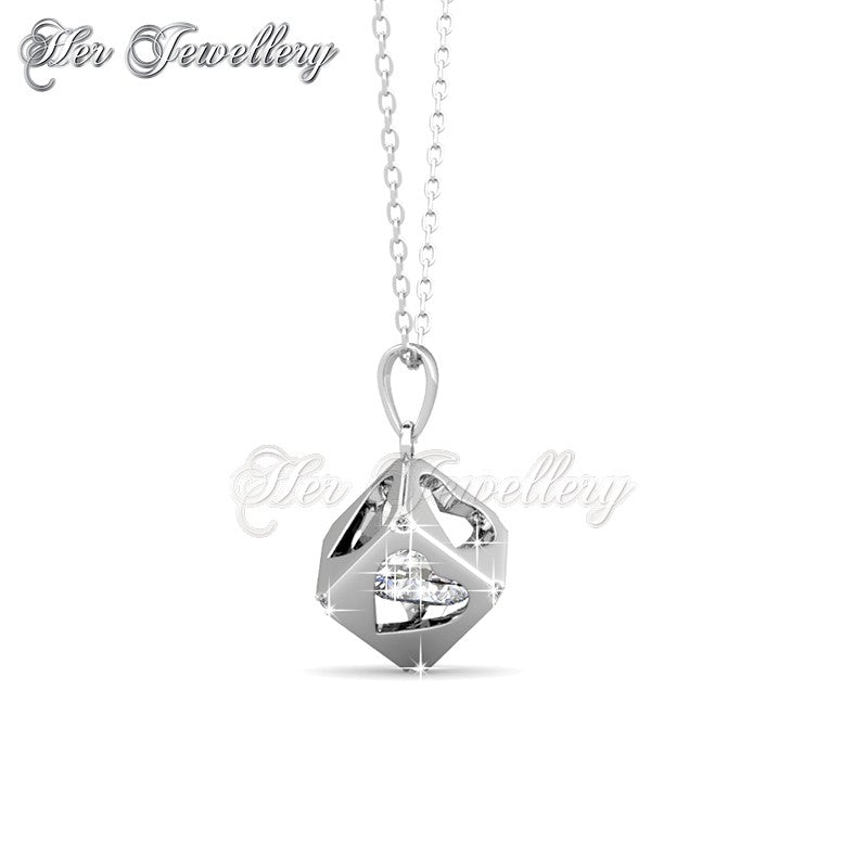 Swarovski Crystals Secret Love Pendant - Her Jewellery