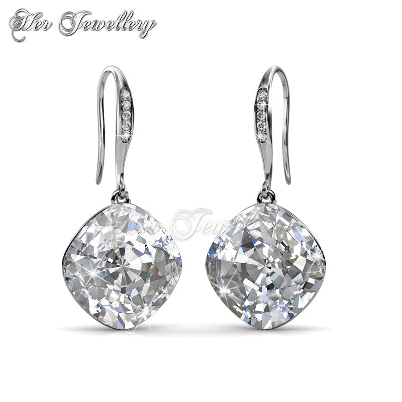 Swarovski Crystals Tiffy Hook Earrings - Her Jewellery