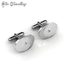 Swarovski Crystals Cufflinks - Dial - Her Jewellery