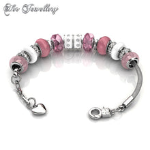 Swarovski Crystals Charm Bracelet Combo Set - Her Jewellery
