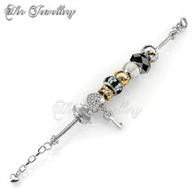 Swarovski Crystals Princess Charm Bracelet - Her Jewellery