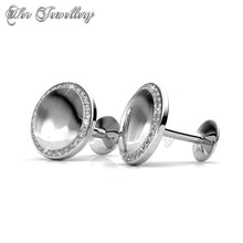 Swarovski Crystals Elegance Cufflinks - Her Jewellery