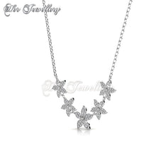 Swarovski Crystals Bloom Quint Pendant - Her Jewellery