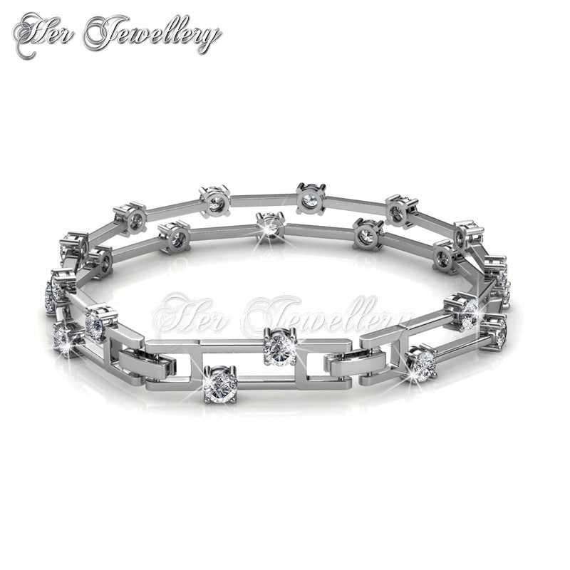 Swarovski Crystals Bonding Bracelet - Her Jewellery