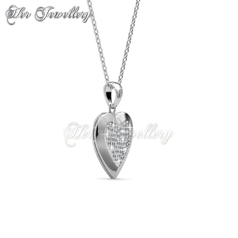 Swarovski Crystals Tingle Locket Pendant - Her Jewellery