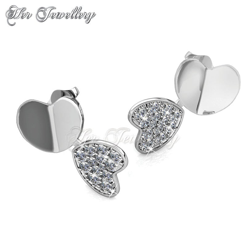 Swarovski Crystals Loving Earrings - Her Jewellery