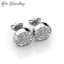 Swarovski Crystals Round Earrings - Her Jewellery