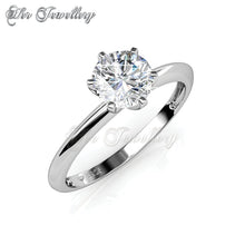 Swarovski Crystals I Do Ring - Her Jewellery