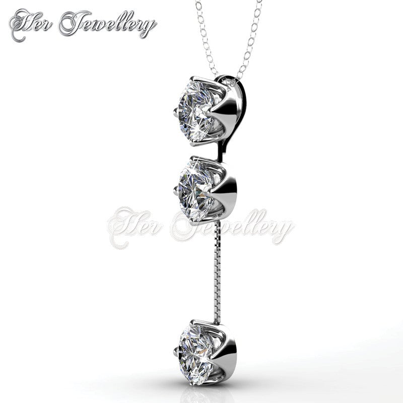 Swarovski Crystals Dazzling Pendant - Her Jewellery