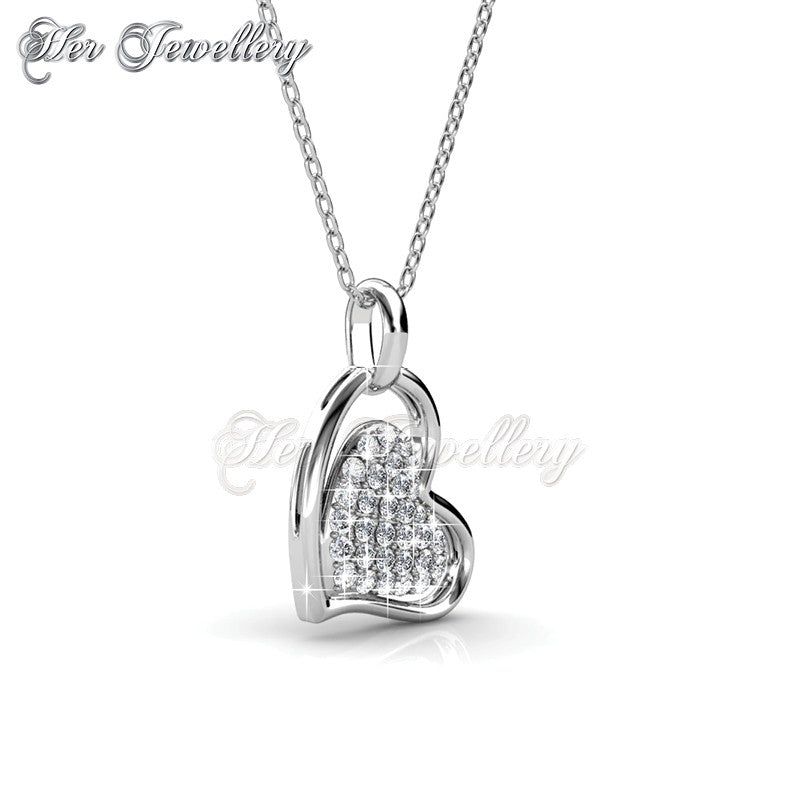 Swarovski Crystals Love Protection Pendant - Her Jewellery