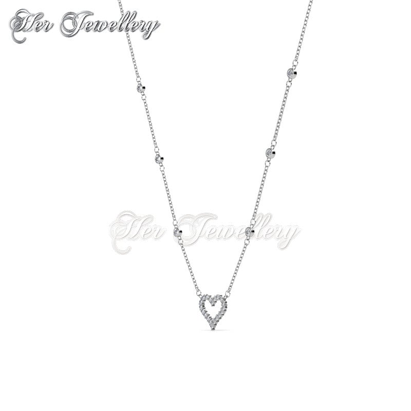 Swarovski Crystals Kindle Love Pendant - Her Jewellery