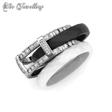 Swarovski Crystals Queen Ceramic Ring - Her Jewellery