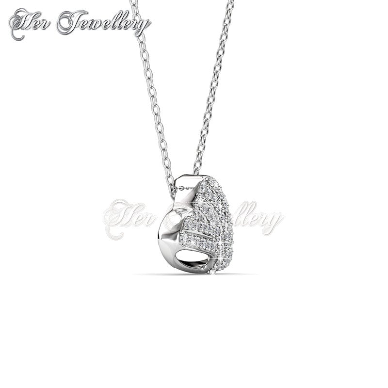 Swarovski Crystals Love Actually Pendant - Her Jewellery