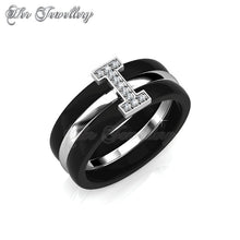 Swarovski Crystals Iris Ceramic Ring - Her Jewellery