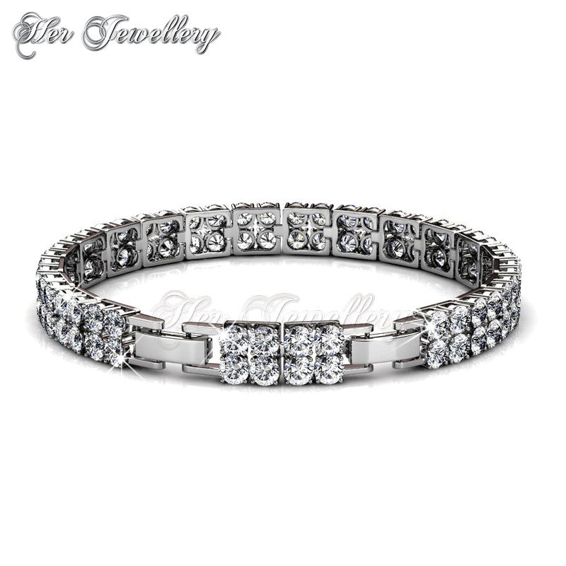 Swarovski Crystals Glamour Bracelet‏ - Her Jewellery