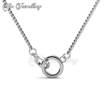 Swarovski Crystals Two Round Pendant - Her Jewellery