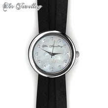 Swarovski Crystals Wrap Leather Watch - Her Jewellery