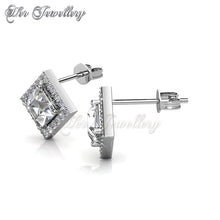 Swarovski Crystals Squarish Set - Her Jewellery