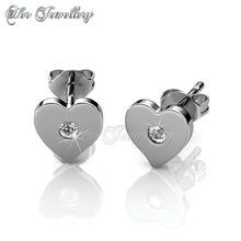 Swarovski Crystals Double Love Set - Her Jewellery