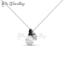 Swarovski Crystals Pearlie Shell Pendant - Her Jewellery