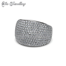 Swarovski Crystals Glamour Metal Ring - Her Jewellery