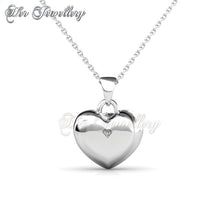 Swarovski Crystals Simply Love Pendant - Her Jewellery
