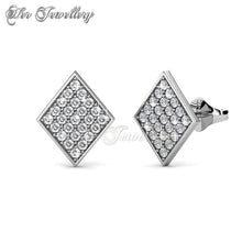 Swarovski Crystals Queen of Hearts Earrings Set - Her Jewellery