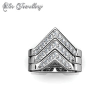 Swarovski Crystals Victory Ring - Her Jewellery