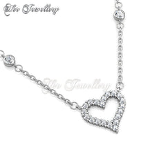Swarovski Crystals Kindle Love Pendant - Her Jewellery