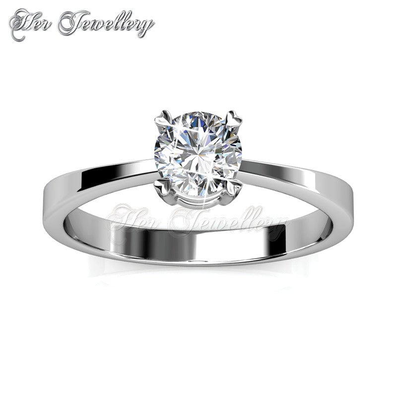Swarovski Crystals SweetHeart Ring - Her Jewellery