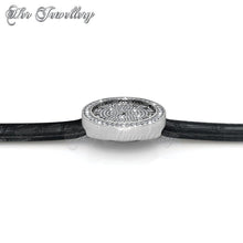 Swarovski Crystals Glamour Leather Watch‏ - Her Jewellery