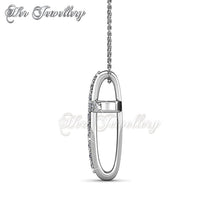 Swarovski Crystals Traverse Pendant‏ - Her Jewellery