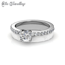 Swarovski Crystals Enchanted Ceramic Ring - Her Jewellery