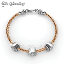 Swarovski Crystals Cushy Bangle - Her Jewellery