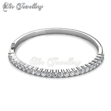 Swarovski Crystals Circle Tennis Bangle - Her Jewellery