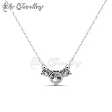Swarovski Crystals Tri Pendant - Her Jewellery