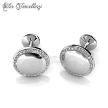 Swarovski Crystals Elegance Cufflinks - Her Jewellery