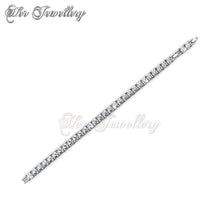 Swarovski Crystals Square Tennis Bracelet‏ - Her Jewellery
