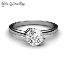 Swarovski Crystals Huggy Ring - Her Jewellery