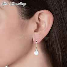 Swarovski Crystals Happy Pearl Earrings - Her Jewellery